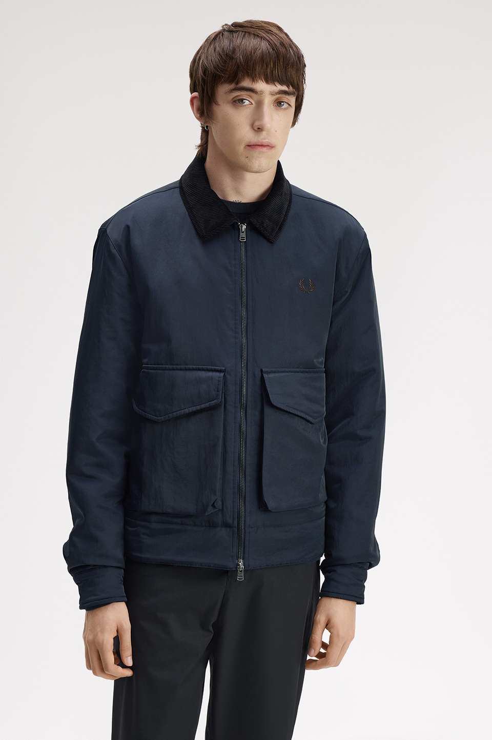 Nylon Caban Jacket(S 608：NAVY): | FRED PERRY JAPAN | フレッド