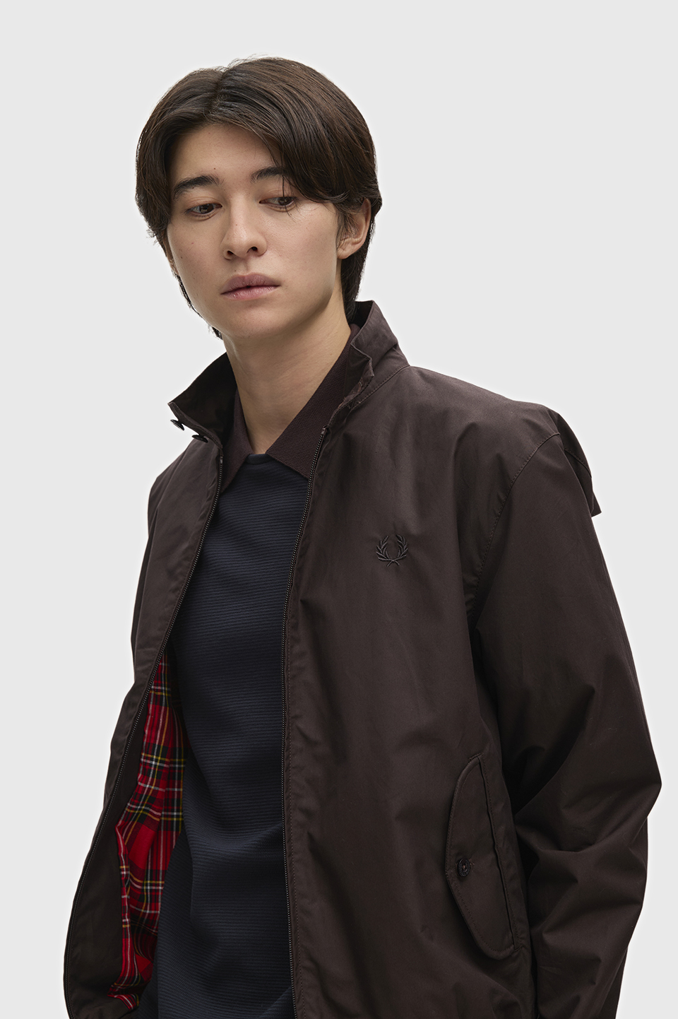 Made In England Harrington(S 70D：CEDAR BROWN): | FRED PERRY JAPAN