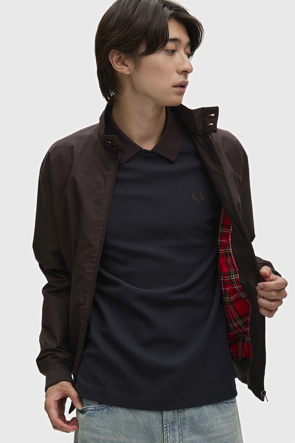 Made In England Harrington(S 70D：CEDAR BROWN): | FRED PERRY JAPAN
