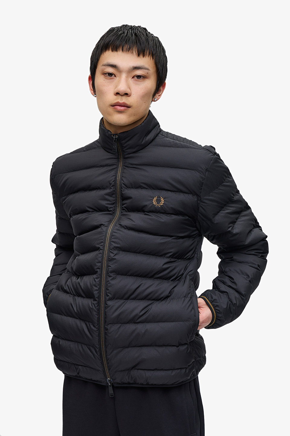 Insulated Jacket(M 198：BLACK): | FRED PERRY JAPAN | フレッド ...