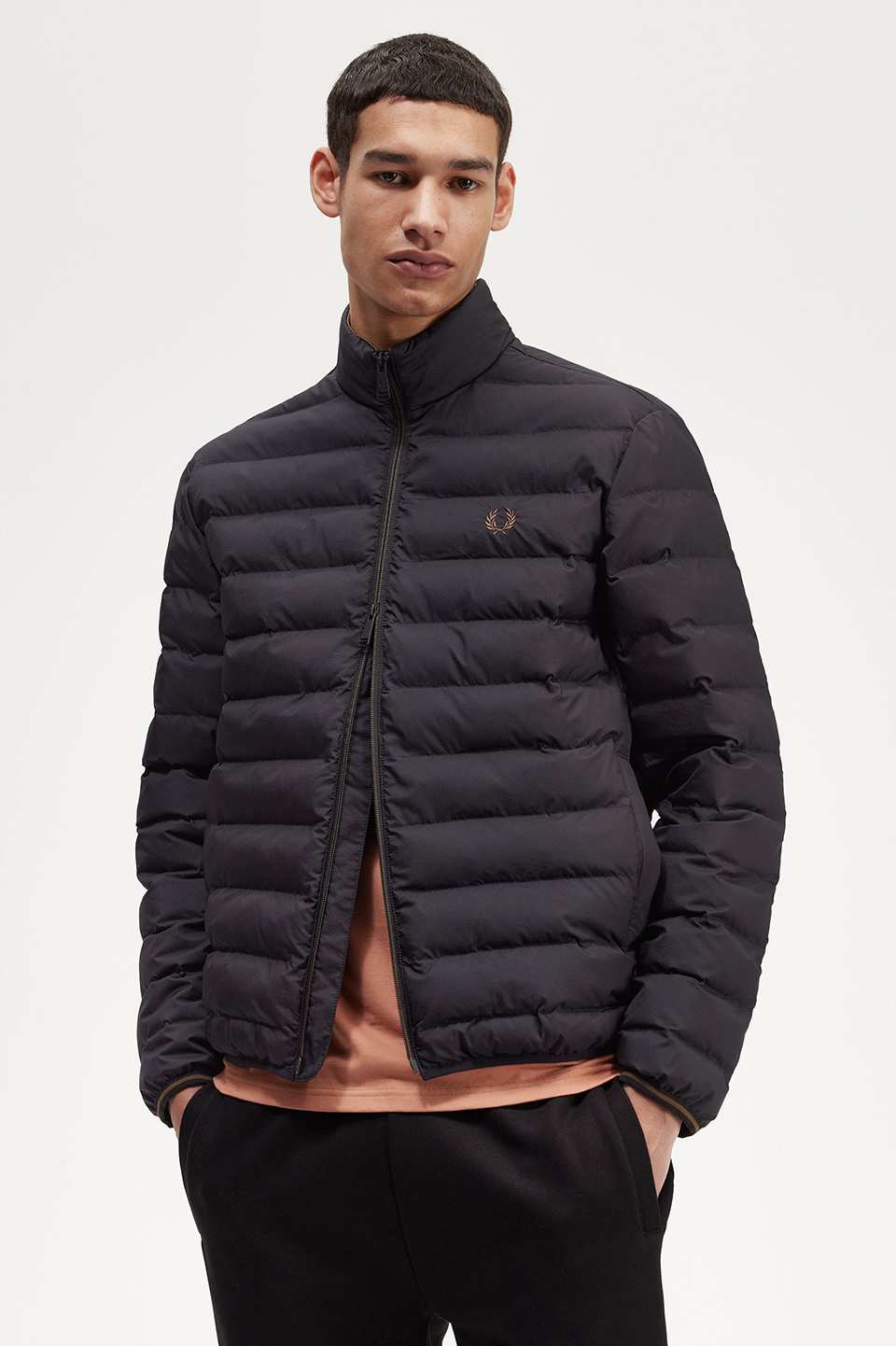 Insulated Jacket(M 198:BLACK): | FRED PERRY JAPAN | フレッド ...