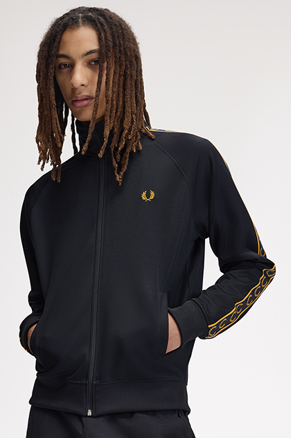 Contrast Tape Track Jacket