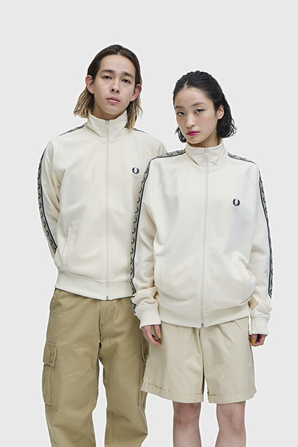 Contrast Tape Track Jacket