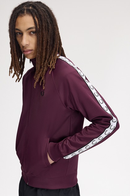 Contrast Tape Track Jacket