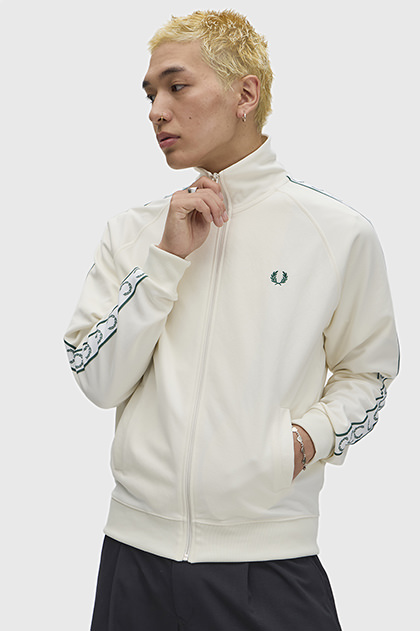 Contrast Tape Track Jacket