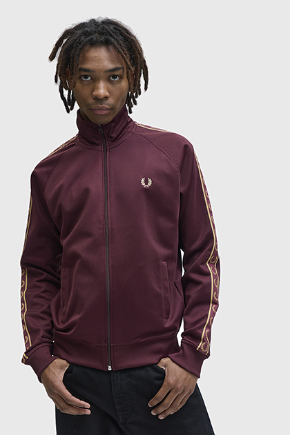 Contrast Tape Track Jacket