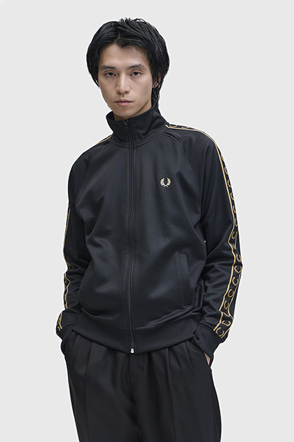 Contrast Tape Track Jacket