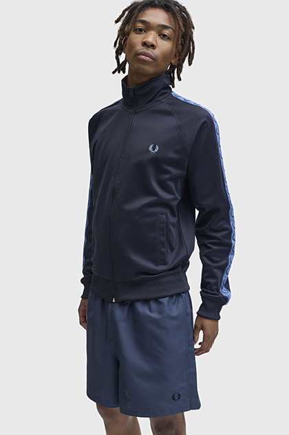 Contrast Tape Track Jacket