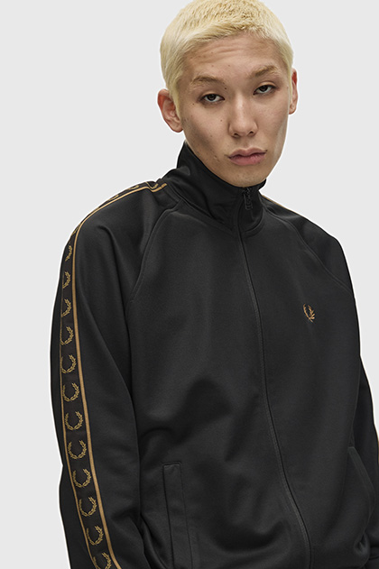 Contrast Tape Track Jacket