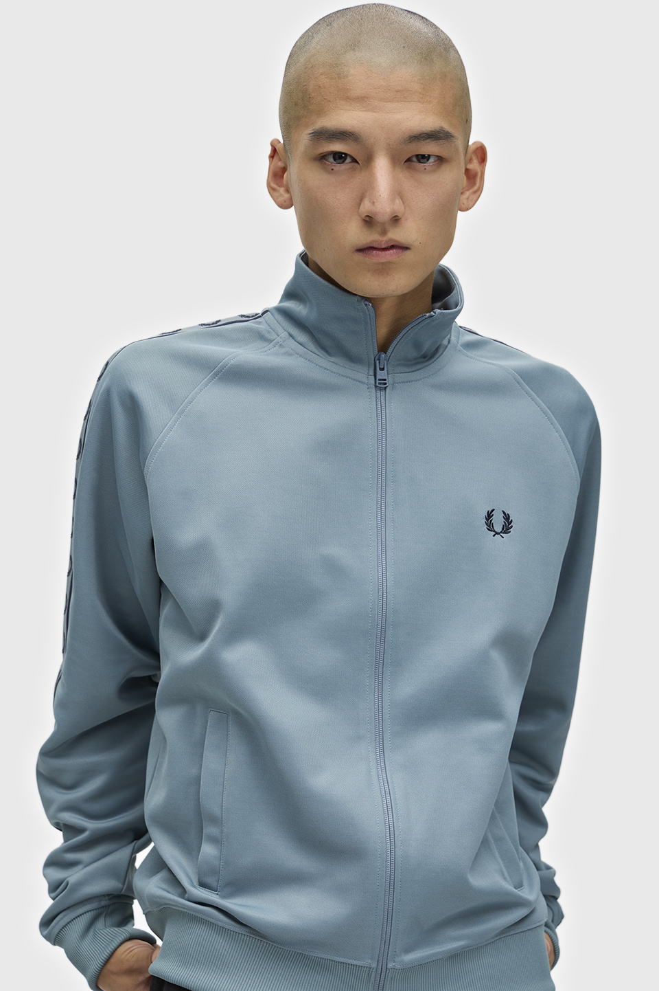 Contrast Tape Track Jacket