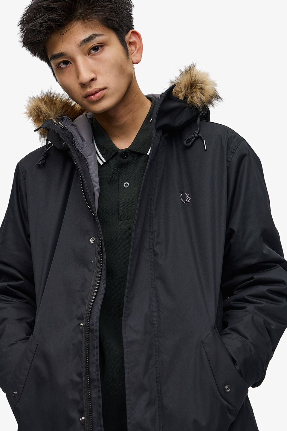 FRED PERRY 20AW Zip In Liner Parka