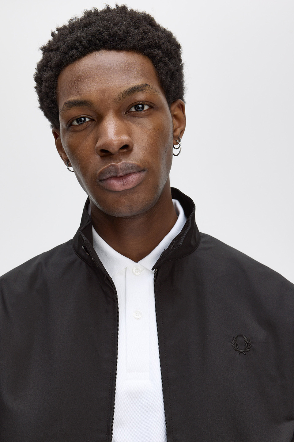 Made In England Harrington Jacket(XS 102：BLACK): | FRED PERRY