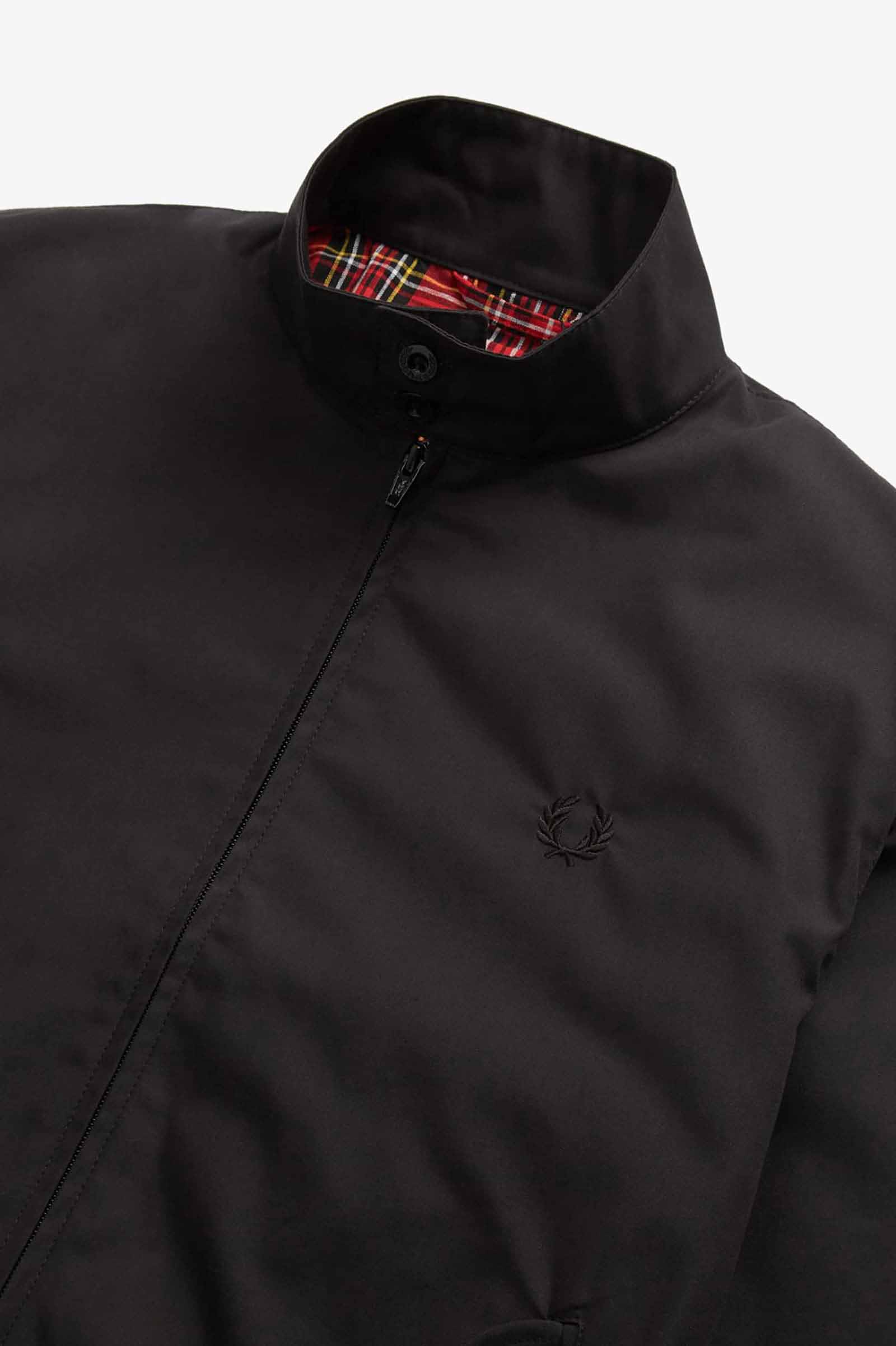 Made In England Harrington Jacket(XS 102：BLACK): | FRED PERRY ...