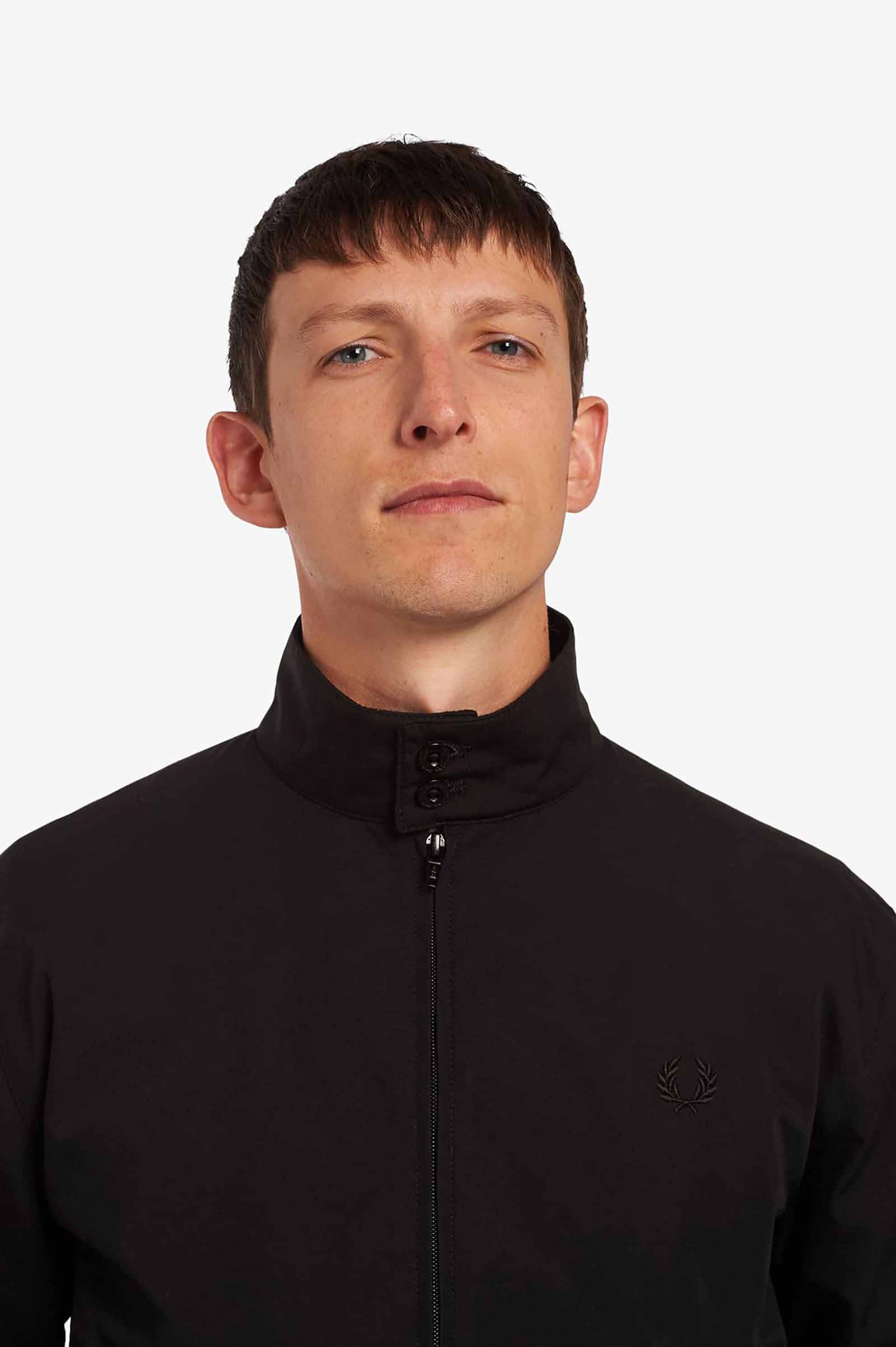 Made In England Harrington Jacket(XS 102：BLACK): | FRED PERRY