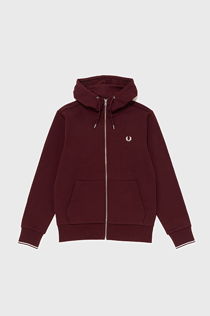 Hooded Zip Through Sweatshirt