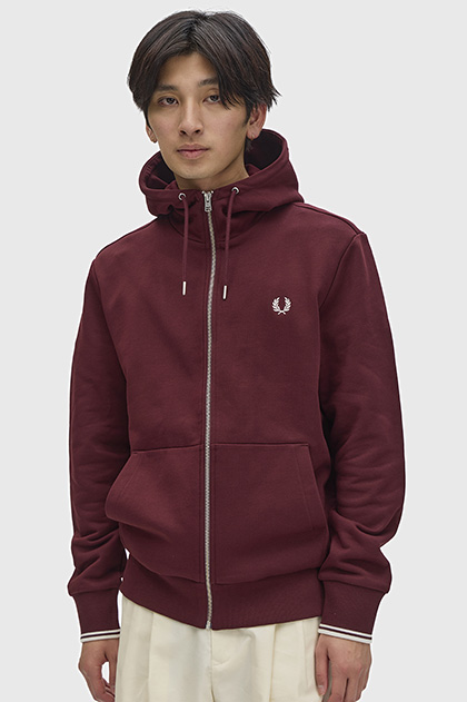 Hooded Zip Through Sweatshirt
