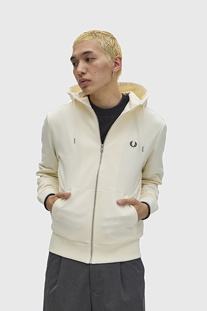 Hooded Zip Through Sweatshirt