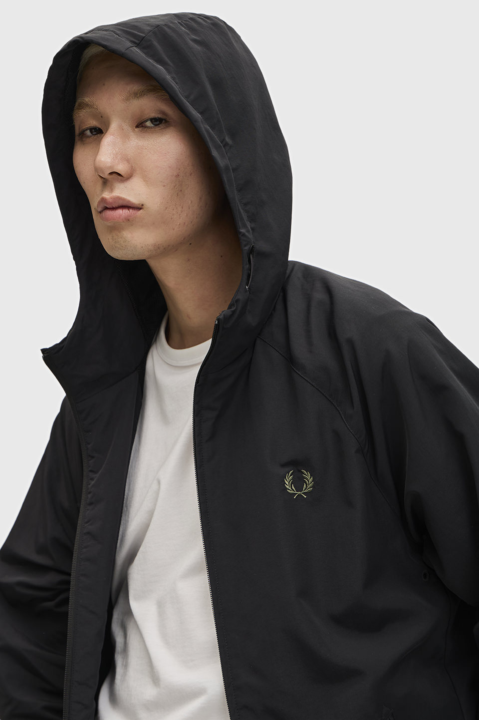 フレッドペリー　Hooded Shell Jacket M Hooded Shell Jacket(M 102：BLACK): | FRED PERRY JAPAN