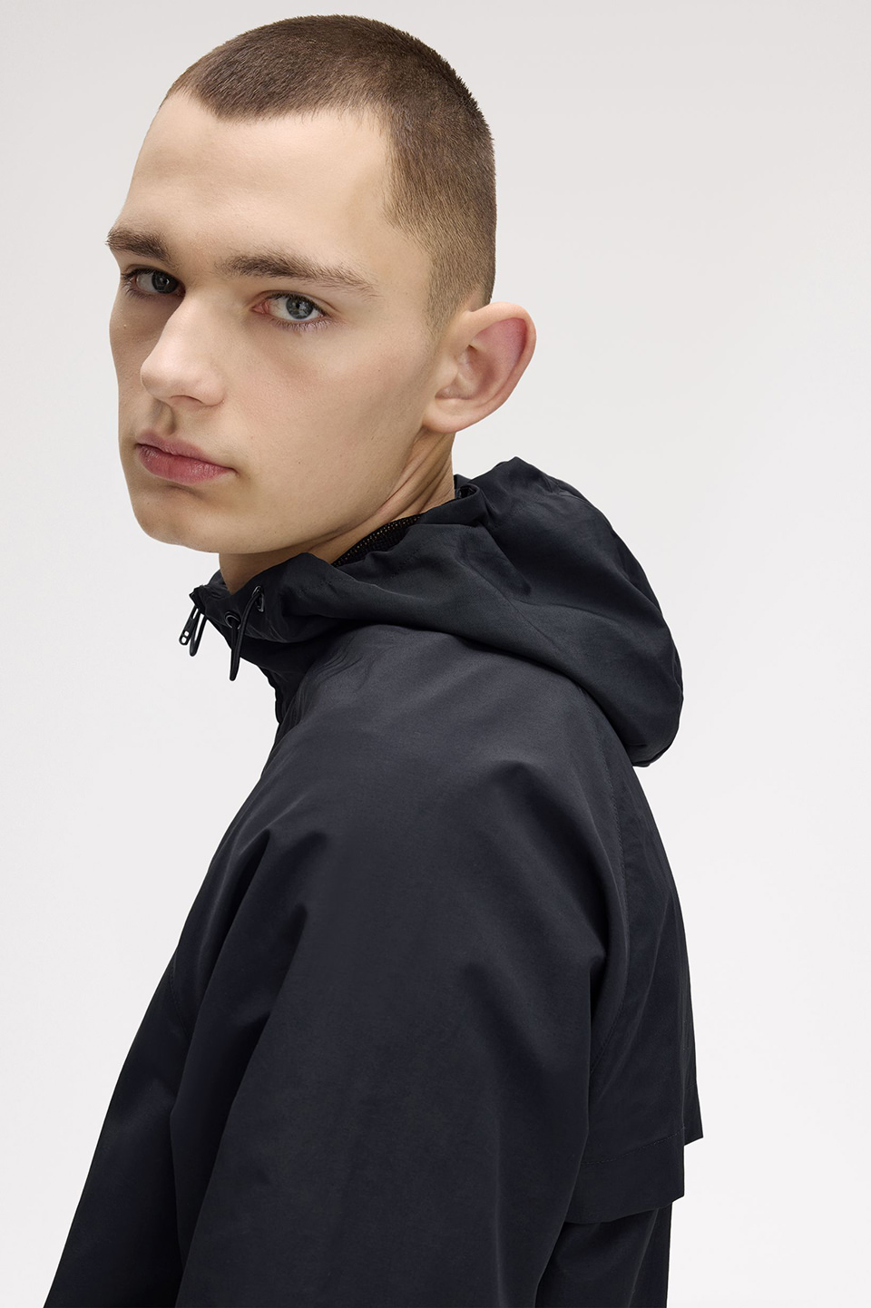 フレッドペリー　Hooded Shell Jacket M Hooded Shell Jacket(M 102：BLACK): | FRED PERRY JAPAN