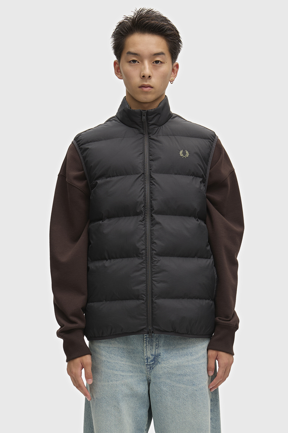 Insulated Gilet(S 184：BLACK): | FRED PERRY JAPAN | フレッドペリー