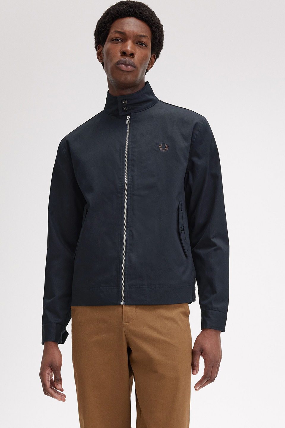 Harrington Jacket(S 608：NAVY): | FRED PERRY JAPAN 