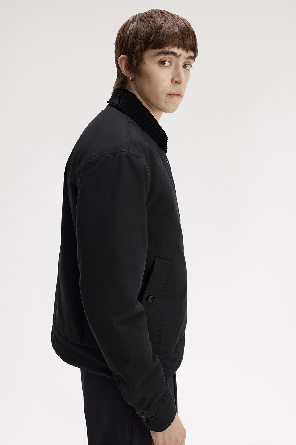 Cotton Caban Jacket(S 220：BLACK): | FRED PERRY JAPAN | フレッド