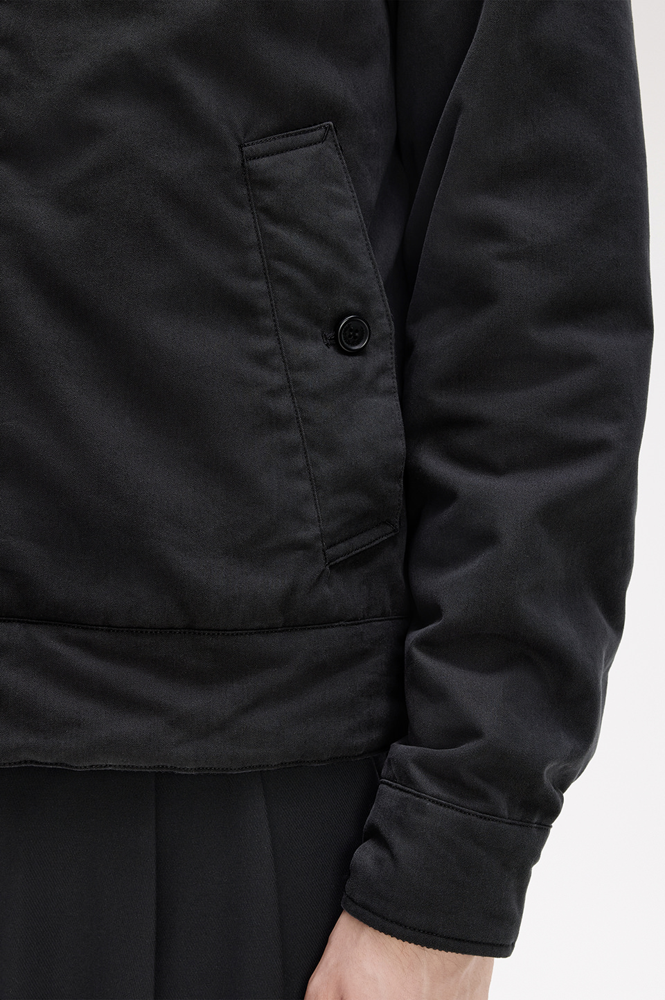 Cotton Caban Jacket(S 220：BLACK): | FRED PERRY JAPAN | フレッド