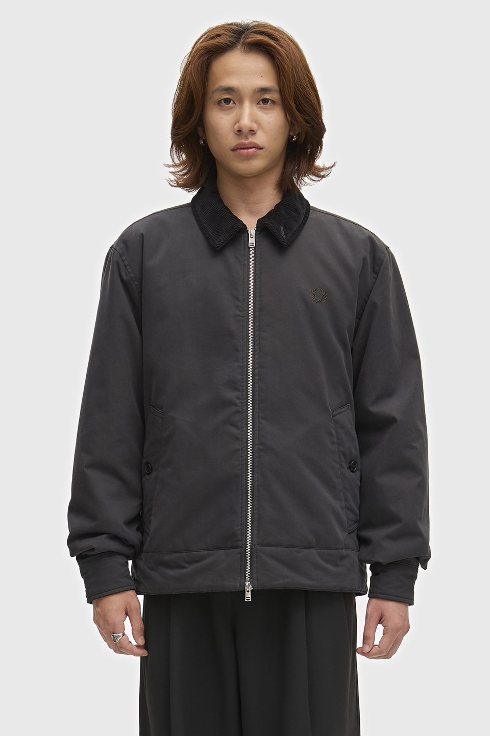 フレッドペリー コットンカーボンジャケット Sサイズ Cotton Caban Jacket(S 220：BLACK): | FRED PERRY JAPAN | フレッド