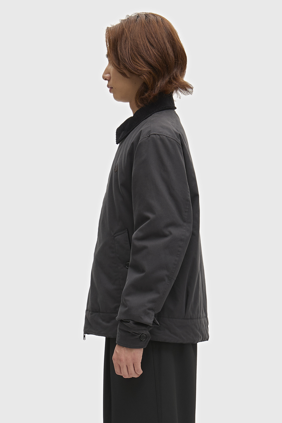 FRED PERRY　ブレッドペリー　 コットンキャバンジャケット ブラック S Cotton Caban Jacket(S 220：BLACK): | FRED PERRY JAPAN | フレッド