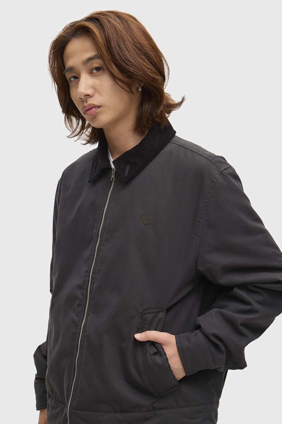 Cotton Caban Jacket(S 220：BLACK): | FRED PERRY JAPAN | フレッド