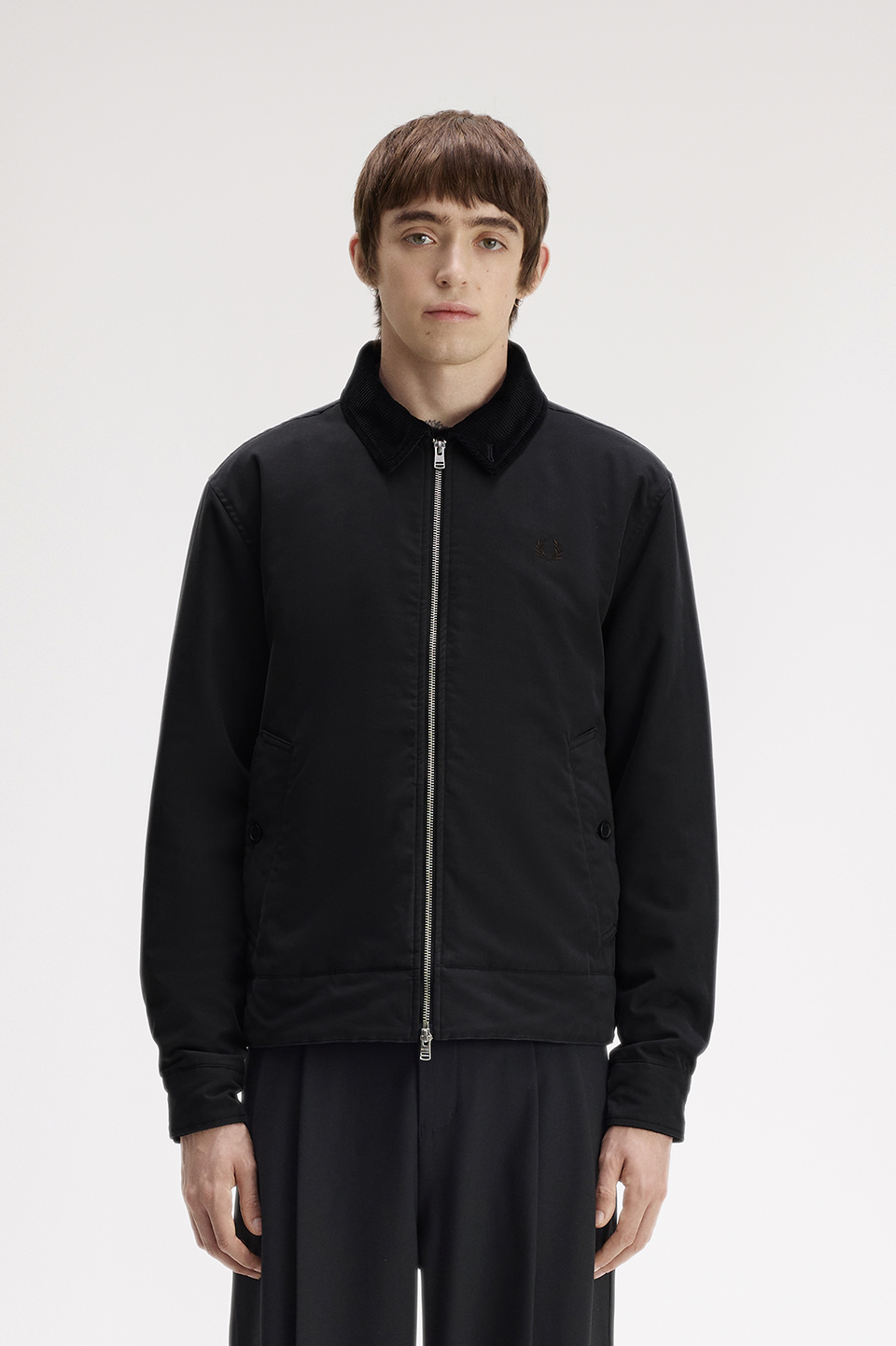 Cotton Caban Jacket(S 220：BLACK): | FRED PERRY JAPAN | フレッド