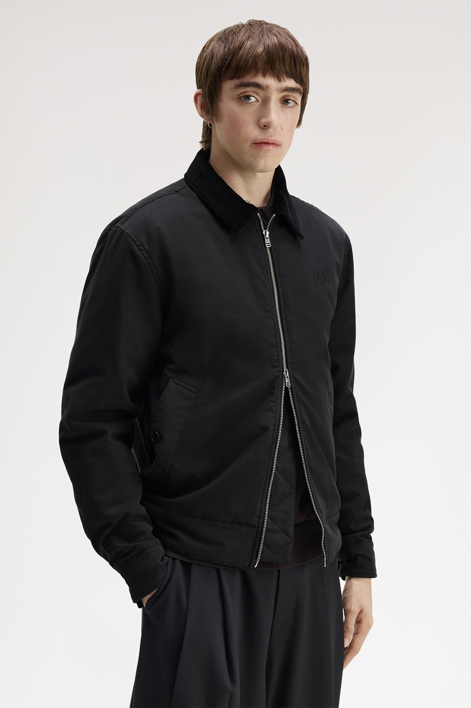 Cotton Caban Jacket(S 220：BLACK): | FRED PERRY JAPAN | フレッド