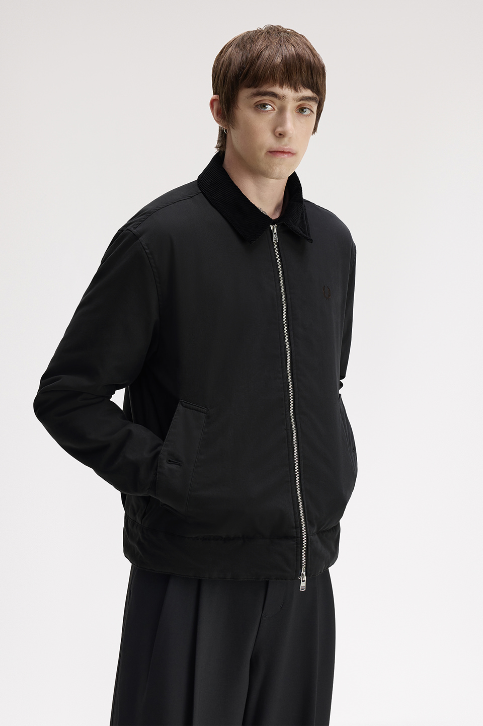 Cotton Caban Jacket(S 220：BLACK): | FRED PERRY JAPAN | フレッド