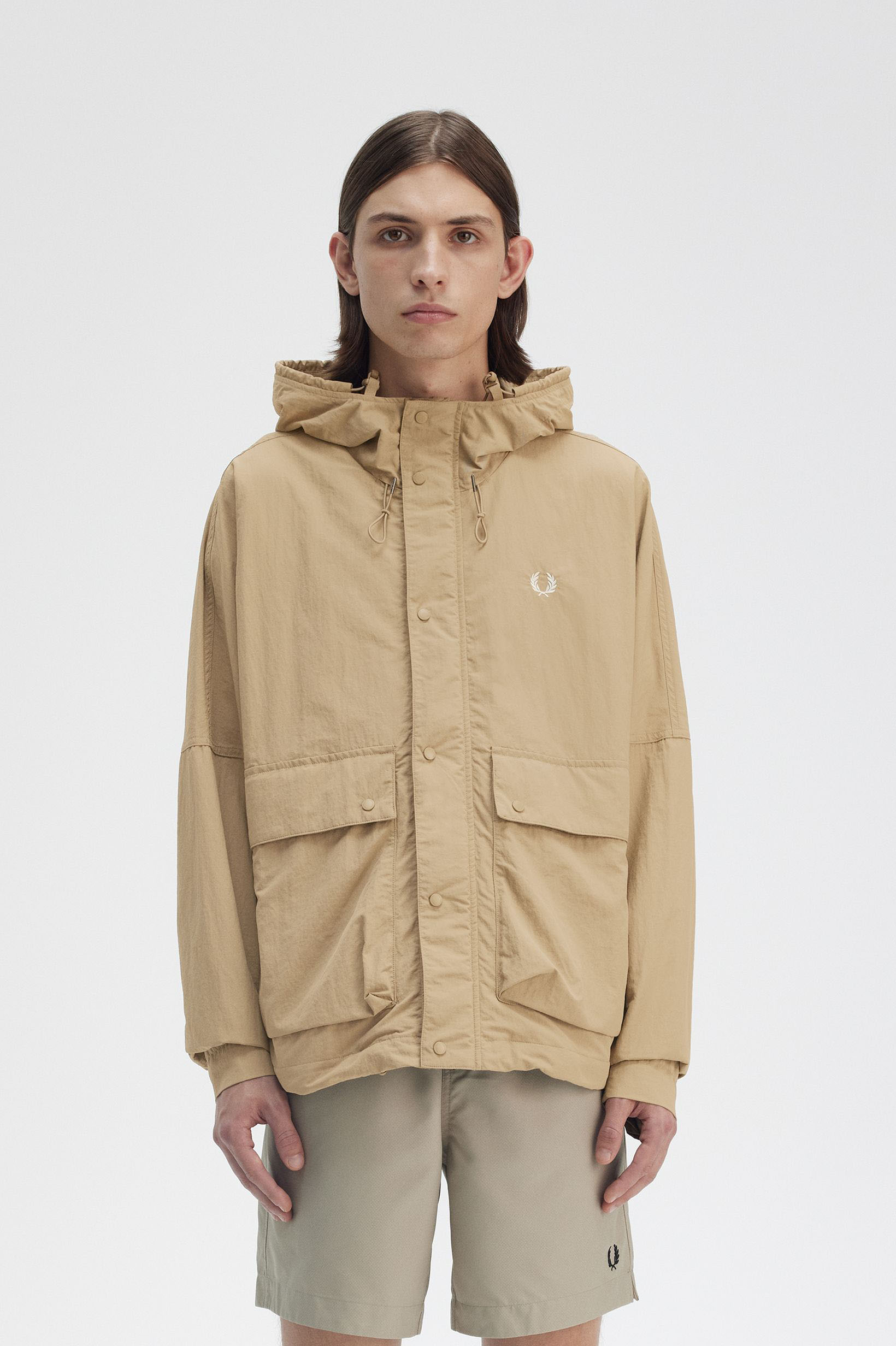 Cropped Fishing Parka(M 363：WARM STONE): | FRED PERRY JAPAN