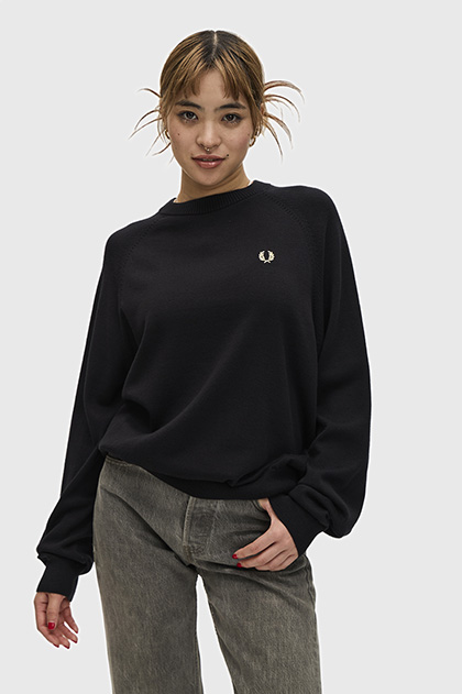 定価2万フレッドペリー　レディース　S 長袖　黒　美品 楽天市場】フレッドペリー FRED PERRY ツインティップライン長袖