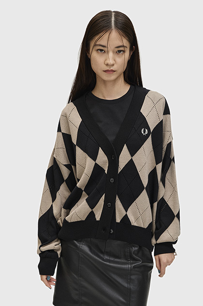 【フレッドペリー ヒットユニオン】90s Y2K カーディガン　ピュアカシミア フレッドペリー ヒットユニオン】90s Y2K カーディガン ピュア