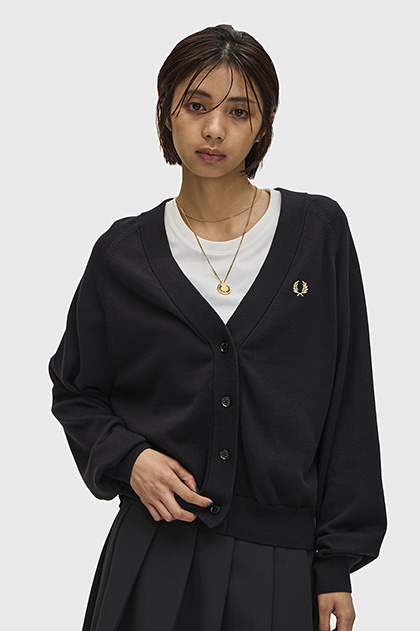 春物 フレッドペリー イタリア製 ＜ニット カーディガン＞M0541c ニット/カーディガン | FRED PERRY JAPAN | フレッドペリー日本