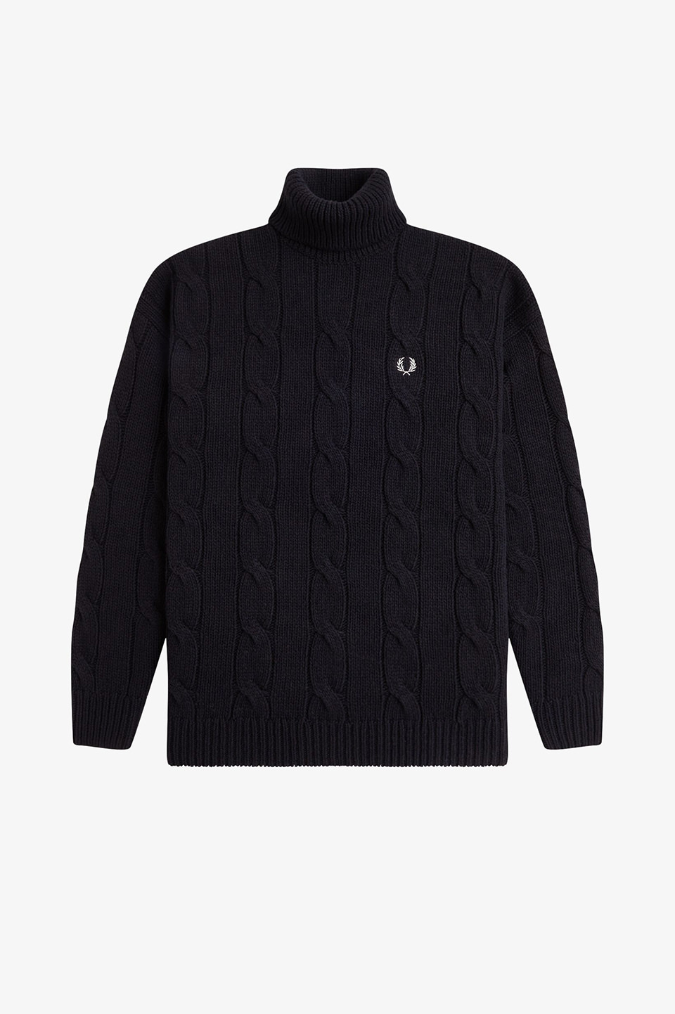 Roll Neck Cable Knit Jumper