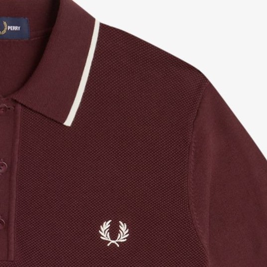 Pique Stitch Knitted Polo Shirt(M 597：OX BLOOD): | FRED PERRY