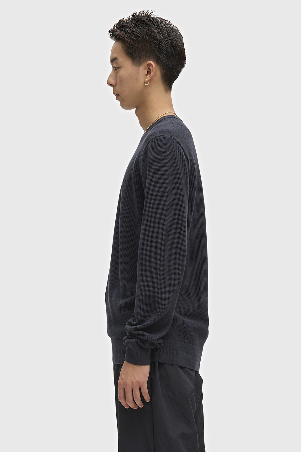 Pique Stitch Jumper(S 421：NAVY): | FRED PERRY JAPAN | フレッド
