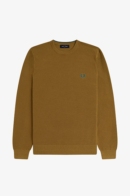 フレッドペリー ポルトガル製 ジャージ XS ベージュ 茶色 ブラウン カラー/ブラウン | FRED PERRY JAPAN | フレッドペリー日本公式