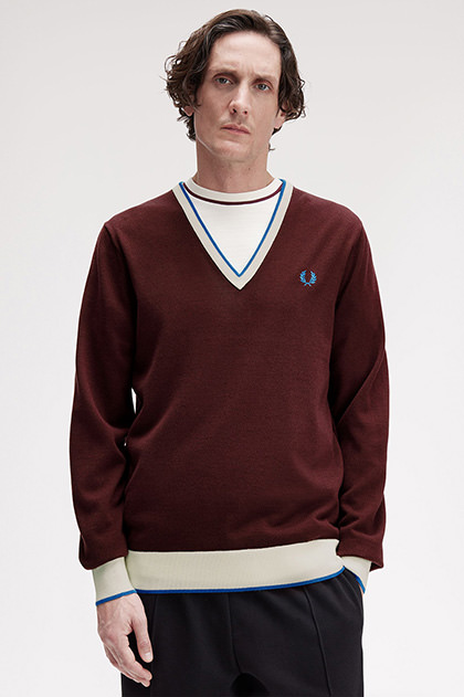 Contrast Tipped Jumper