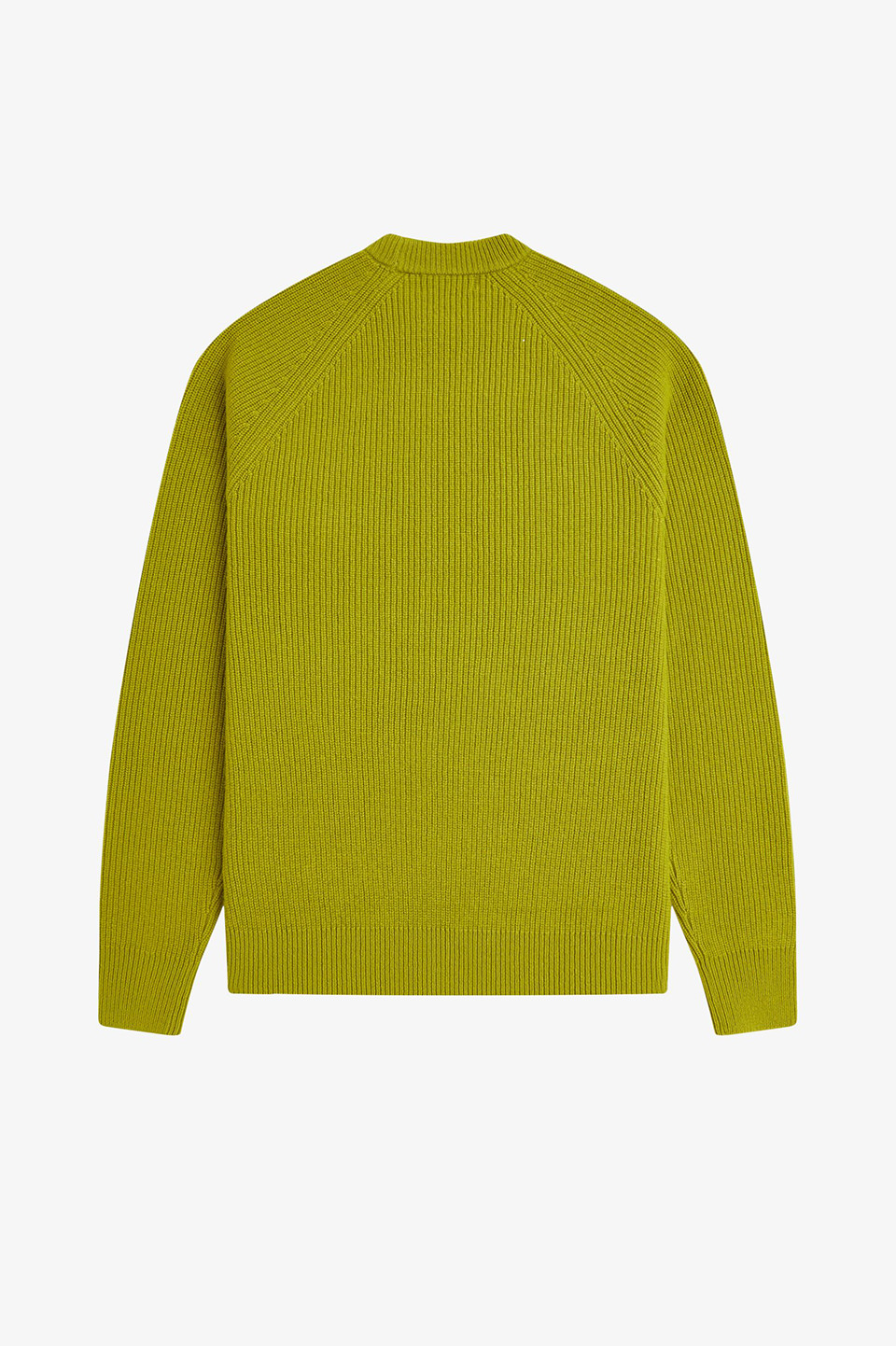 Lambswool Raglan Jumper Z17:TENNIS BALL YELLOW S