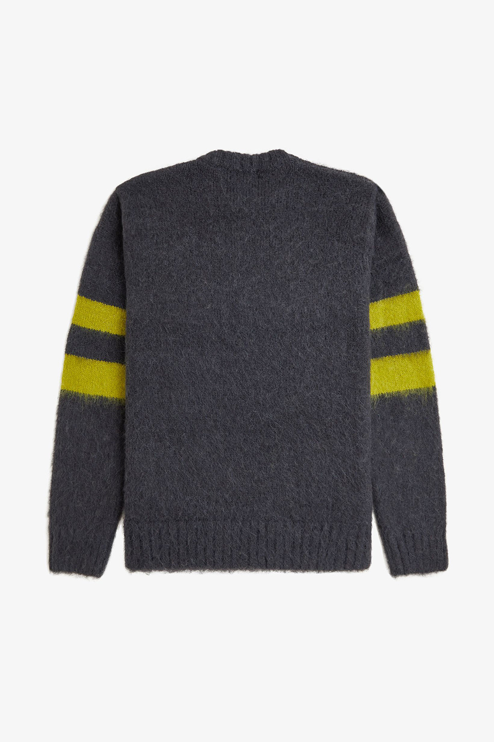 Chunky Tipped Sleeve Jumper(M 297：ANCHOR GREY): | FRED PERRY