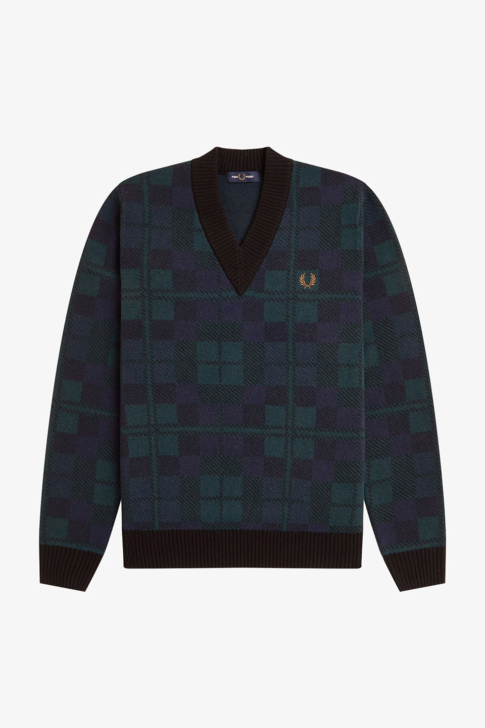 Black Watch Tartan Jumper(S 37A：BLACKWATCH TA): | FRED PERRY