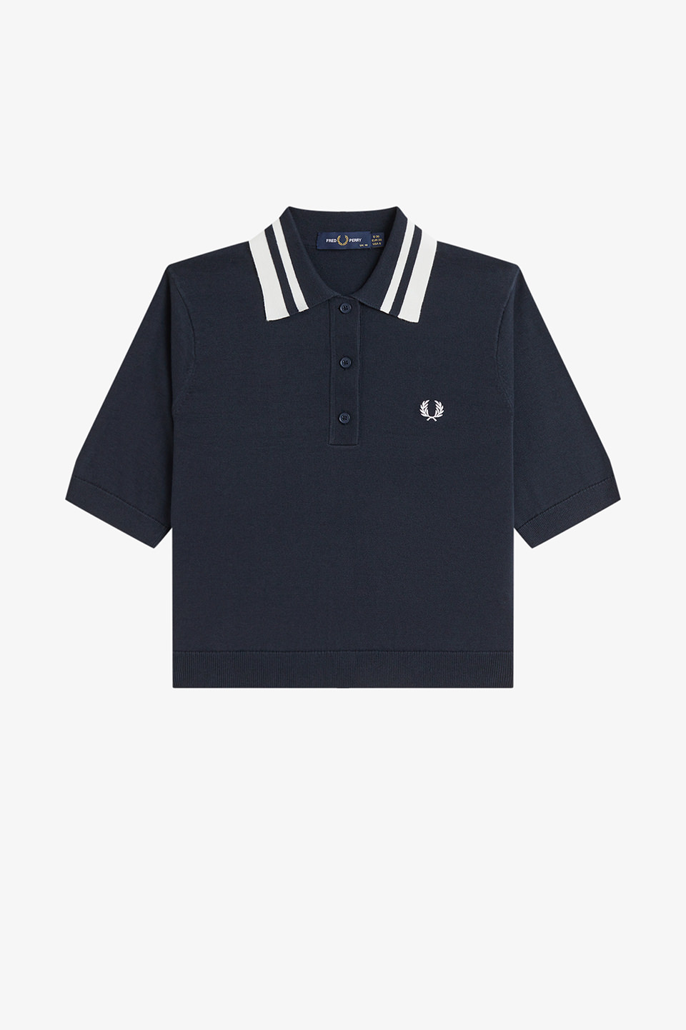 Bold Twin Tipped Knitted Shirt(10 608：NAVY): | FRED PERRY JAPAN