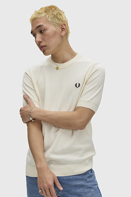 Cotton Knitted T-Shirt