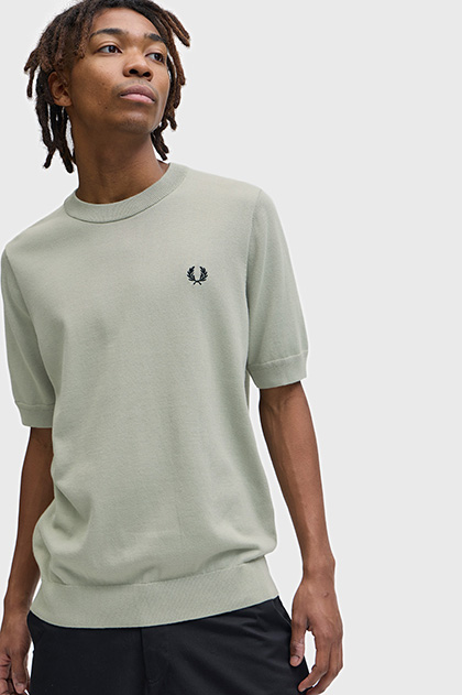 Cotton Knitted T-Shirt