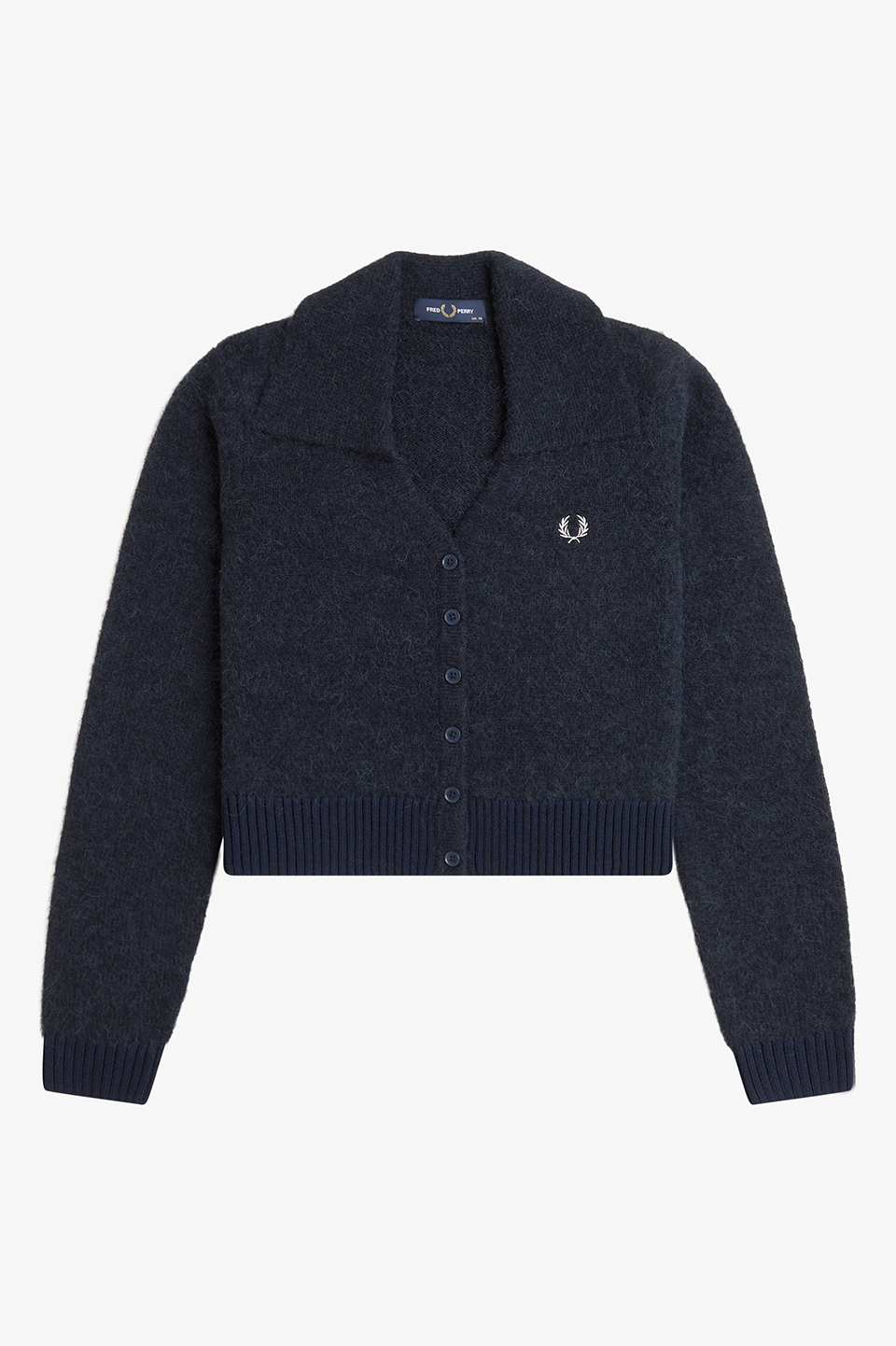Brushed Cardigan(10 608：NAVY): | FRED PERRY JAPAN | フレッド