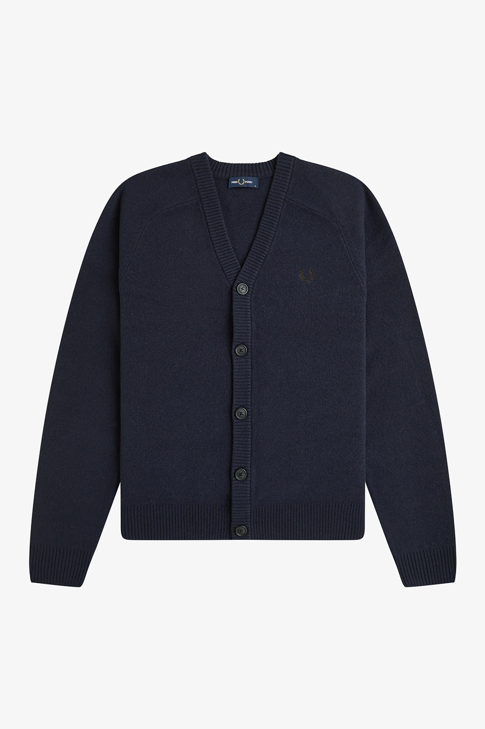 Saddle Sleeve Cardigan(S 608：NAVY): | FRED PERRY JAPAN | フレッド